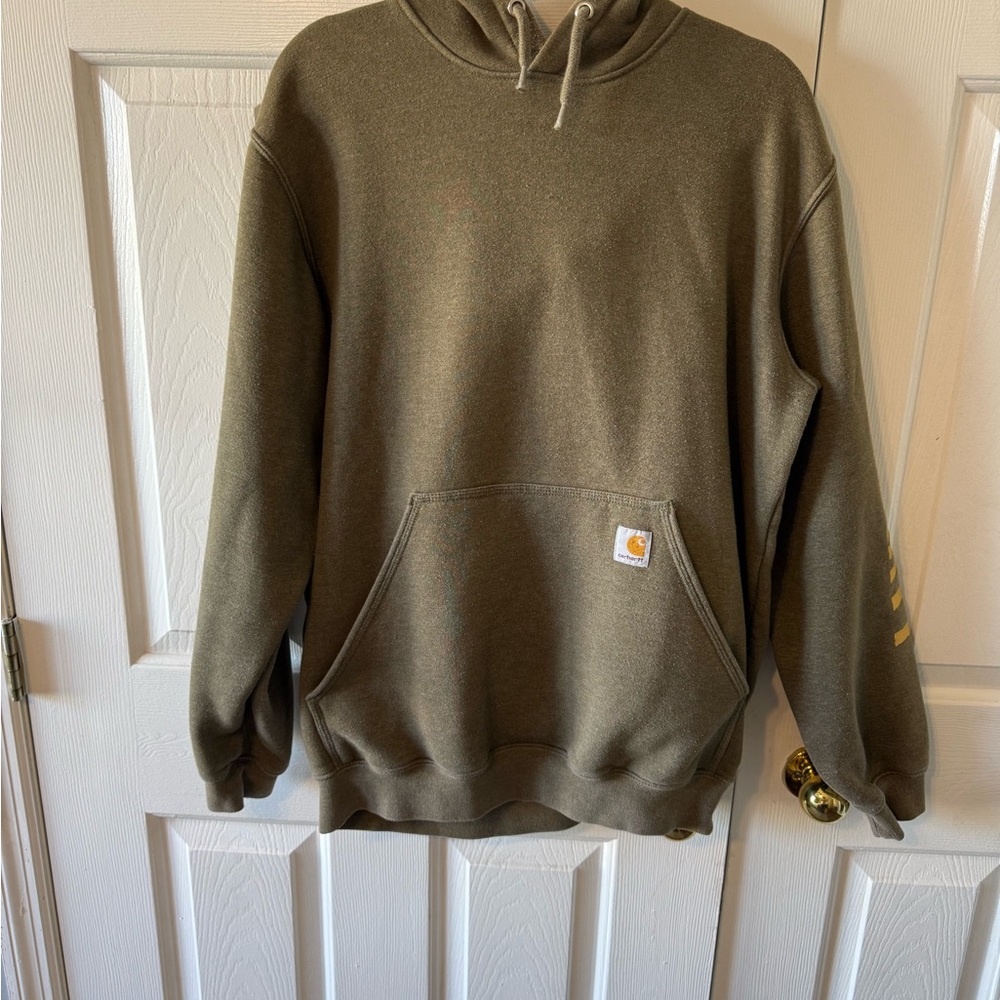 Carhartt Men's Hoodie in Olive